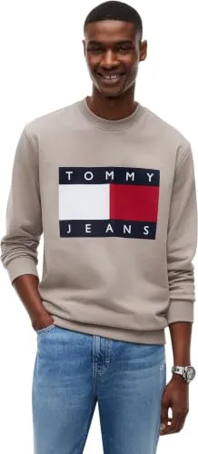 Tommy Jeans Big Flag DM0DM22643 Sweatshirt 3XL blau