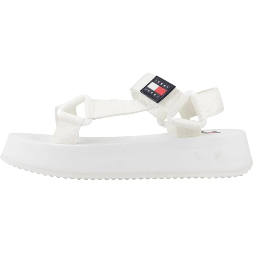 Tommy Jeans Eva Sandalen Damen Sommerschuhe weiß