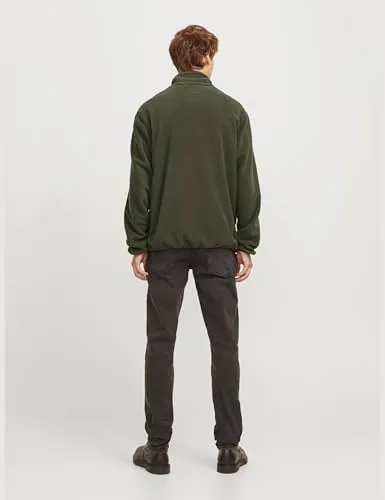 JJ Rebel JreBFleece Half Zip Herren Jacke L Fleece