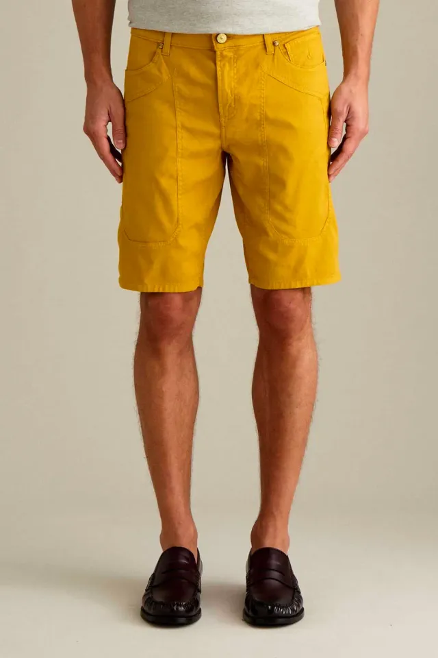 Jeckerson Jayden Toppa Bermuda Slim Fit Goldgelb