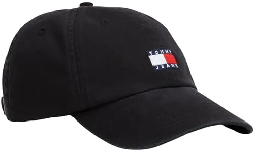 Tommy Jeans Heritage 6 Panel Cap Schwarz