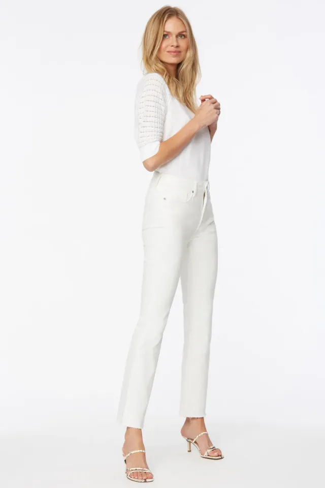 NYDJ Slim Bootcut Petite Jeans Optic White kühlend
