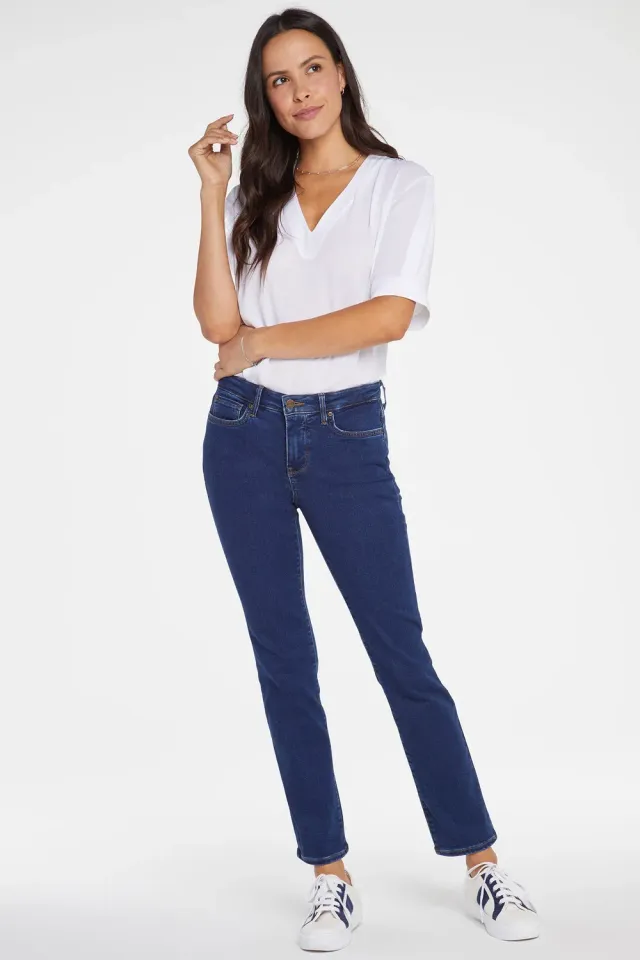 NYDJ Sheri Slim Jeans Long Quinn Dark Wash