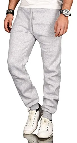 Alessandro Salvarini AS070 Jogginghose Herren mit Bündchen