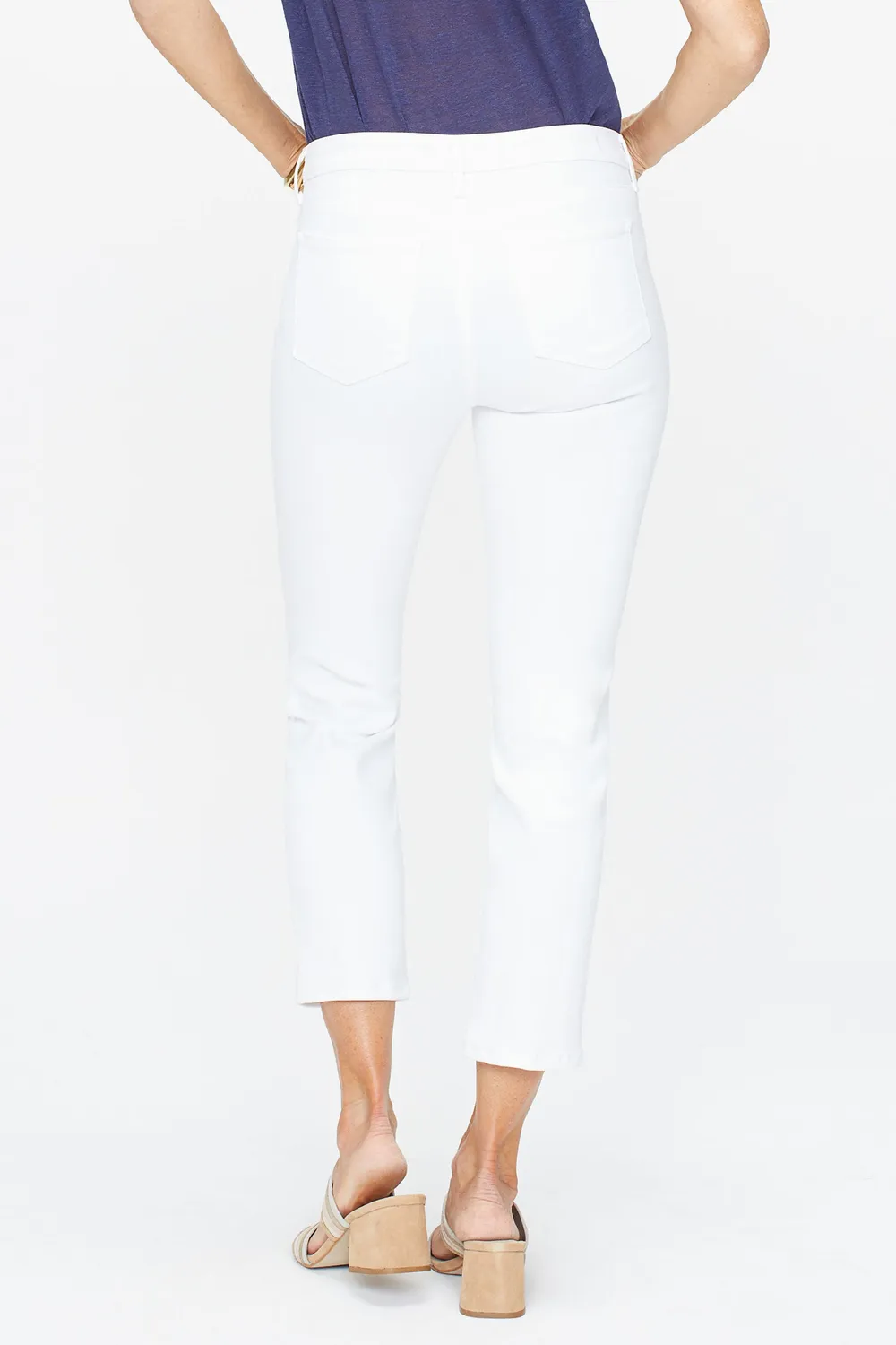 NYDJ Sheri Slim Jeans Petite Optic White weiß
