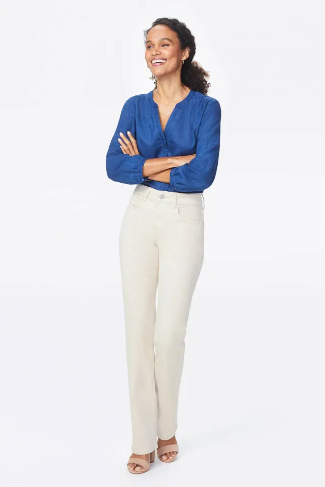 NYDJ Marilyn Straight Jeans Petite Feather formend