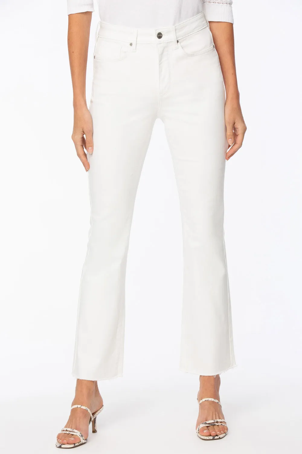 NYDJ Slim Bootcut Petite Jeans Optic White kühlend