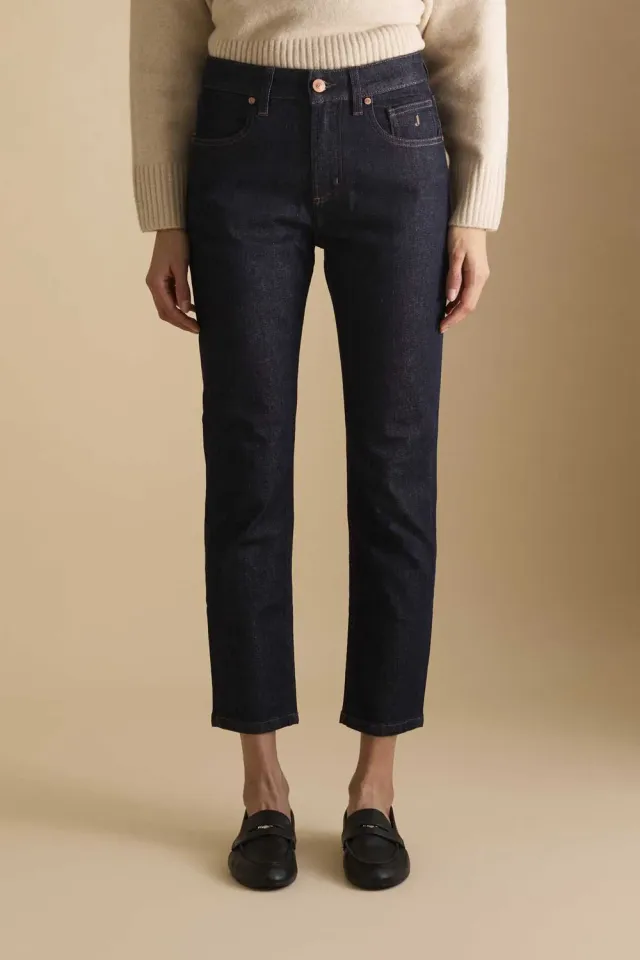 Jeckerson Jacqueline Slim Fit Jeans dunkelblau Stretch