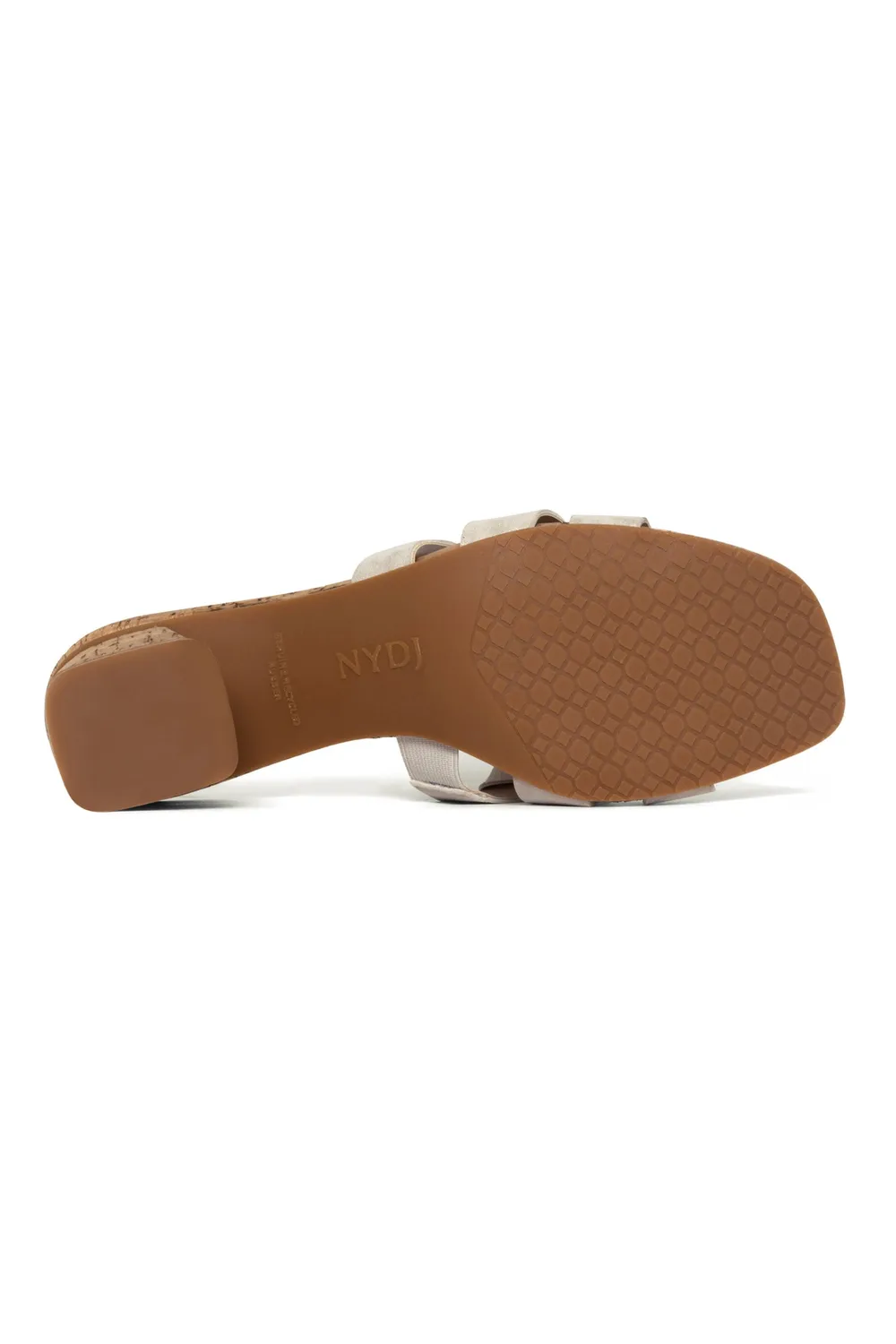NYDJ Gloriana Mule Pantoletten Pewter Metallic