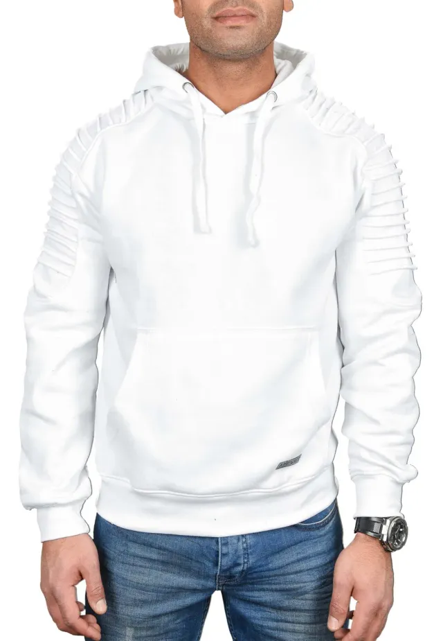 Alessandro Salvarini AS-074 Kapuzenhoodie Biker Herren