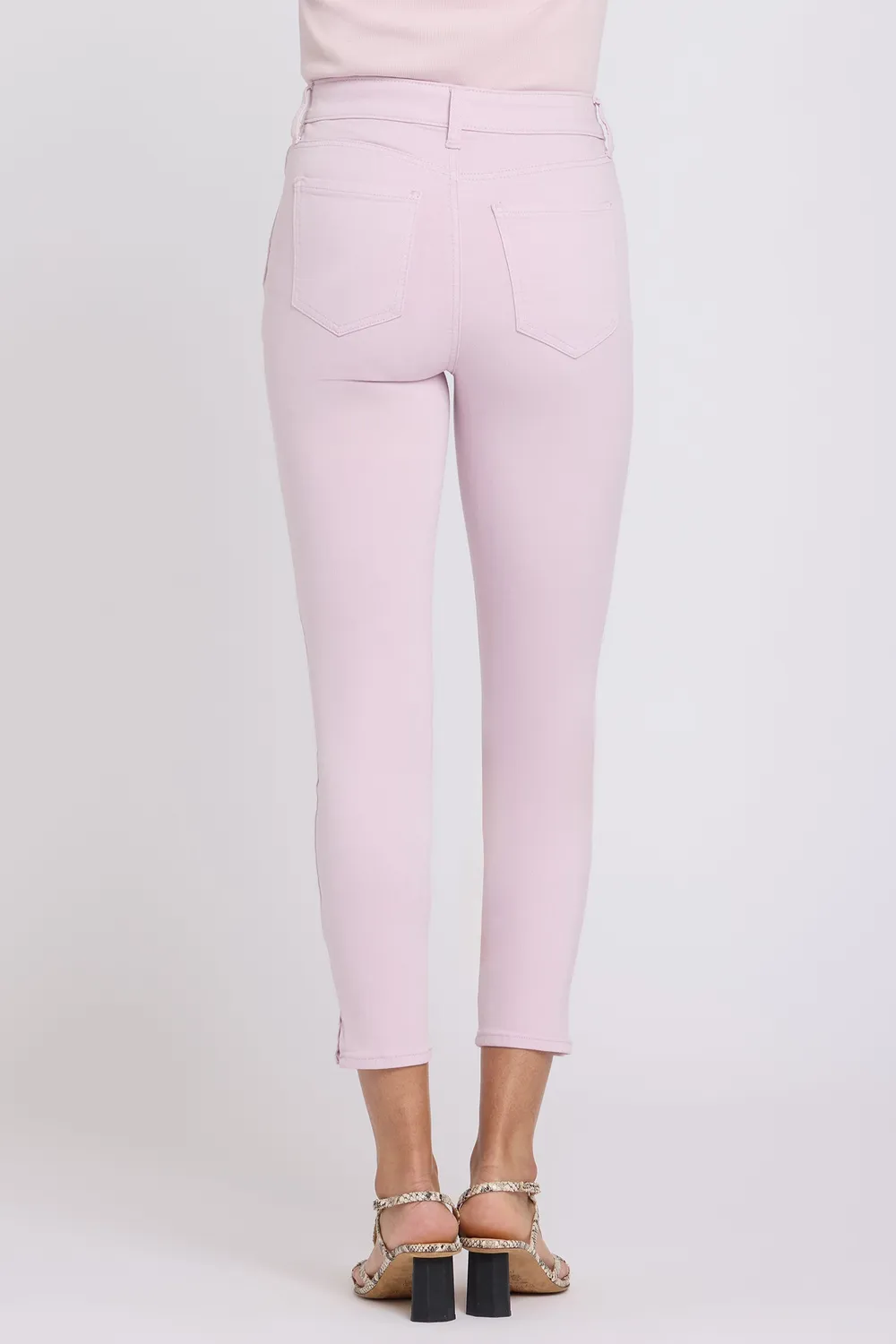 NYDJ Ami Skinny Ankle Jeans Light Lilac Stretch