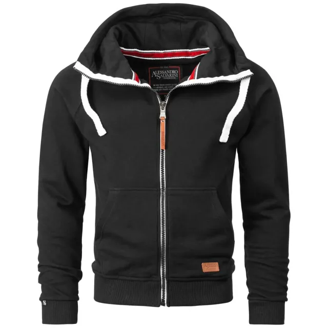 Alessandro Salvarini AS192 Herren Sweatjacke Baumwolle Größe L