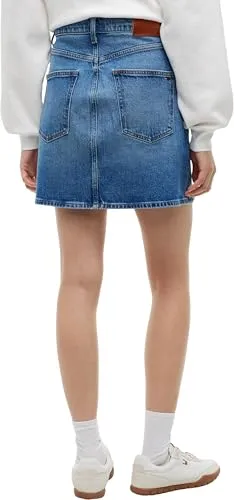 Tommy Jeans 90's Mom Skirt Mini Jeansrock Denim Medium Blau