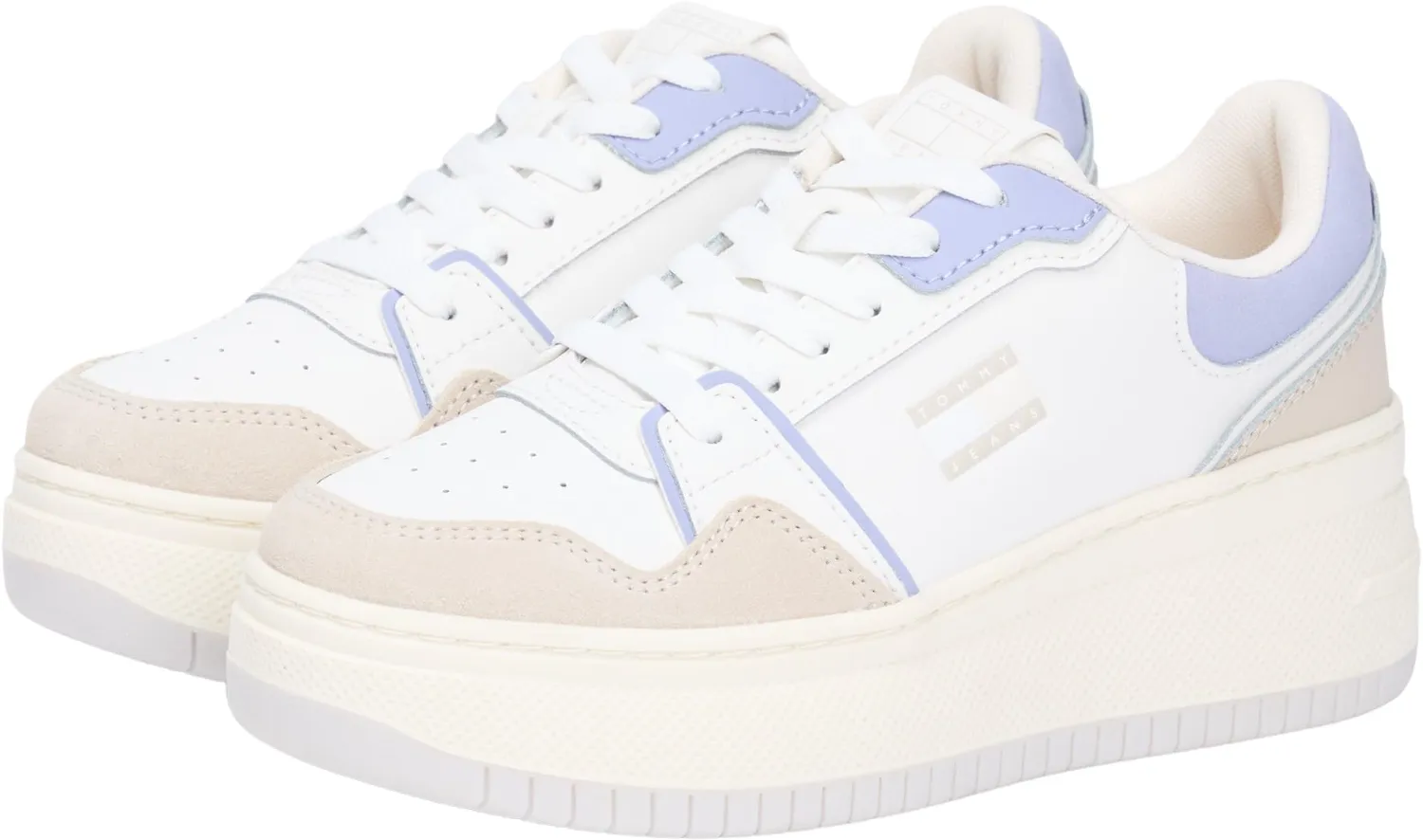 Tommy Jeans TJW Retro Basket Flatform EN0EN02916 Sneaker Damen Beige
