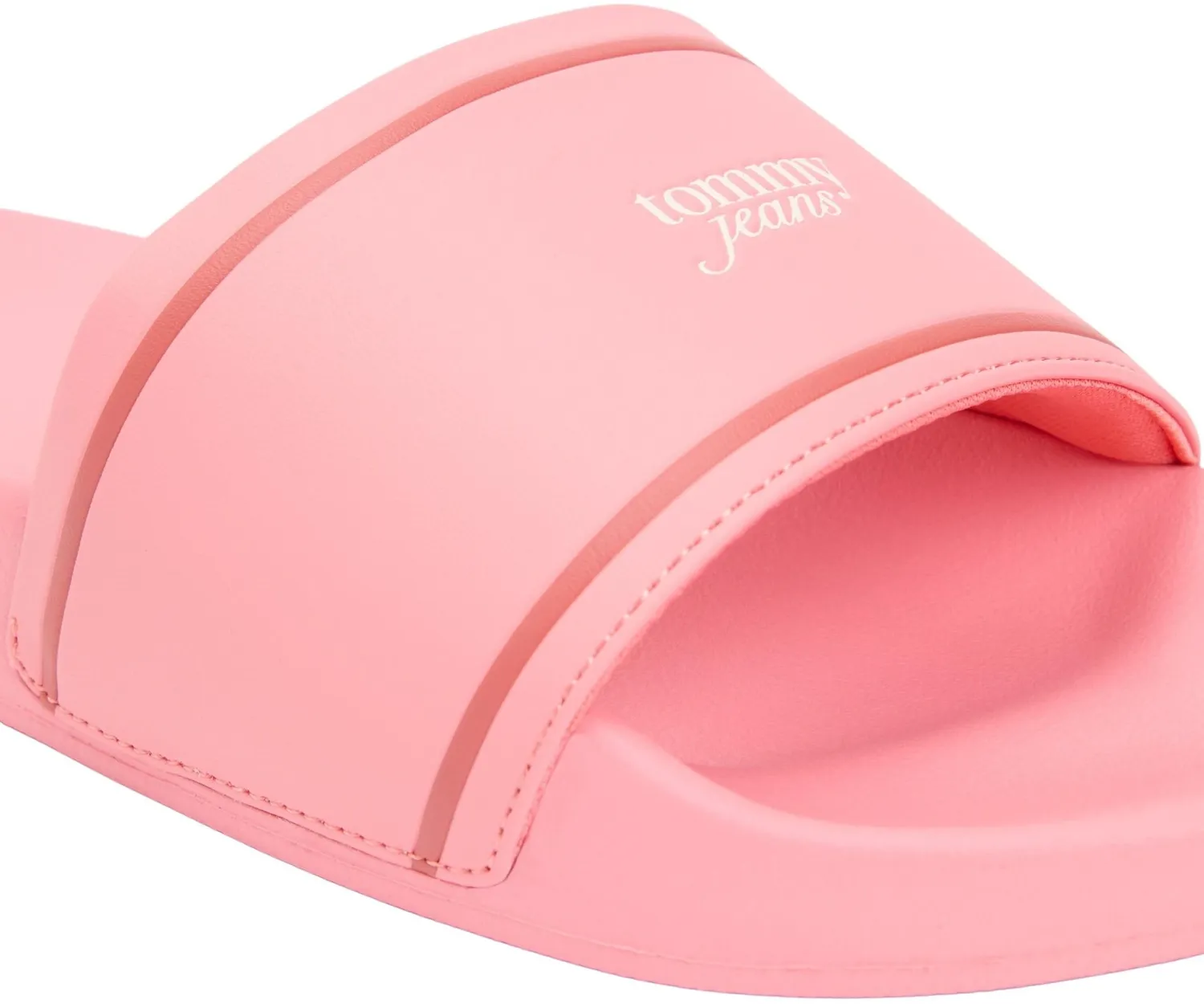 Tommy Jeans Badeschuhe Damen Rosa 36 Logo