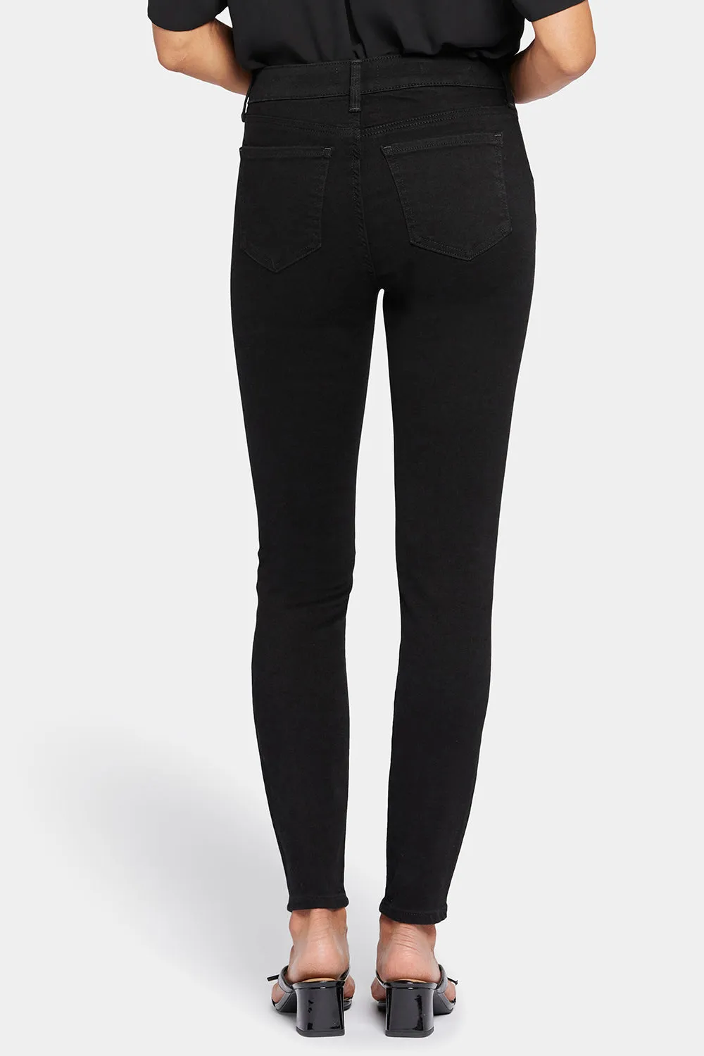 NYDJ Ami Skinny Jeans Tall Black schmale Form