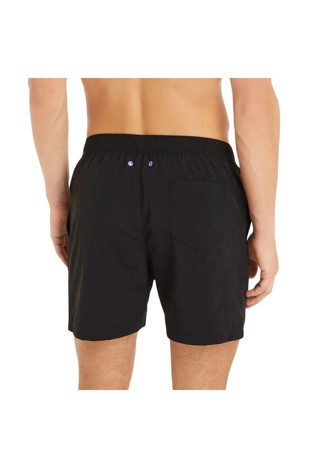 Tommy Jeans Drawstring Badehose Schwarz Polyester