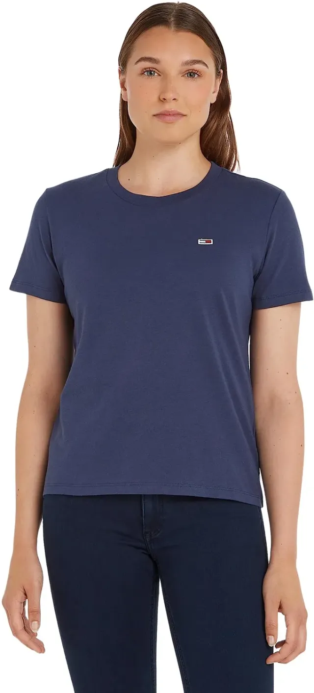 Tommy Jeans TJW Regular T-Shirt Damen Bio-Baumwolle