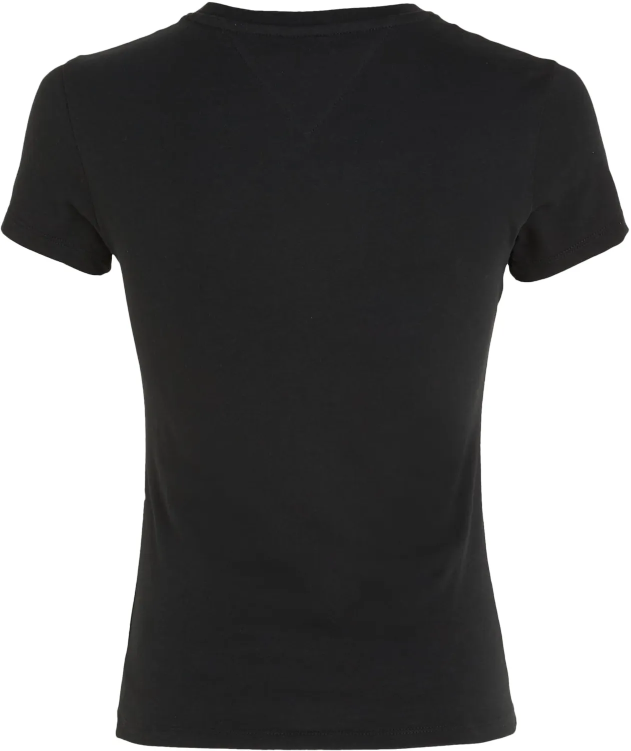 Tommy Jeans T-Shirt Damen Slim schwarz XXS Rundhals