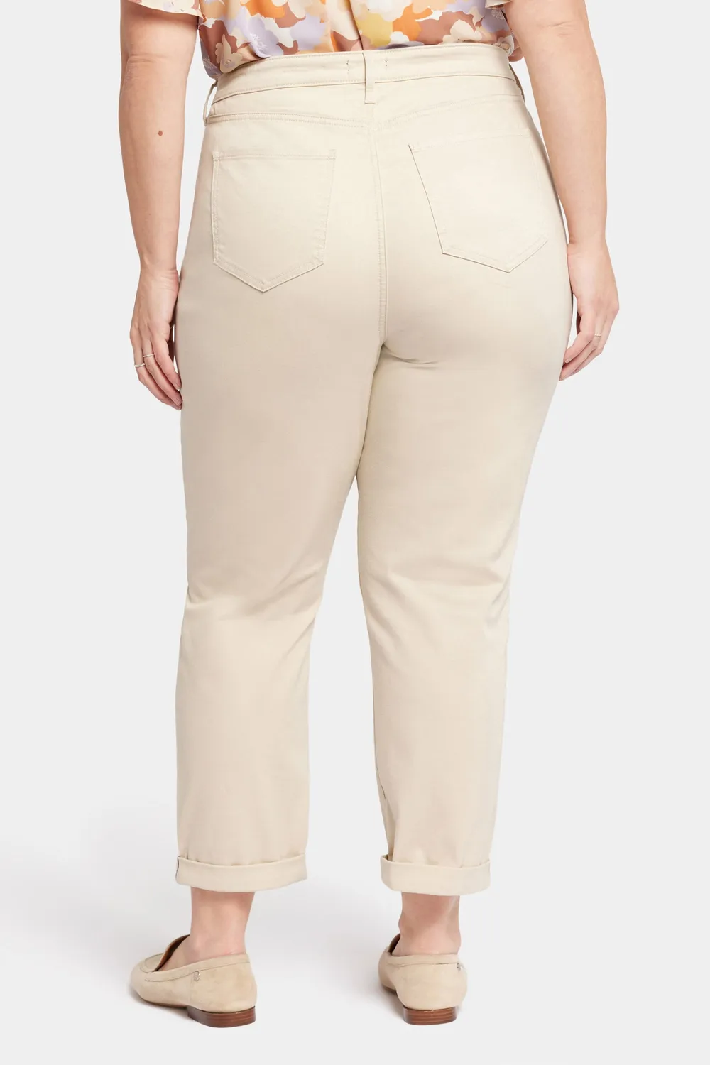 NYDJ Margot Girlfriend Jeans Plus Size Feather Stretch