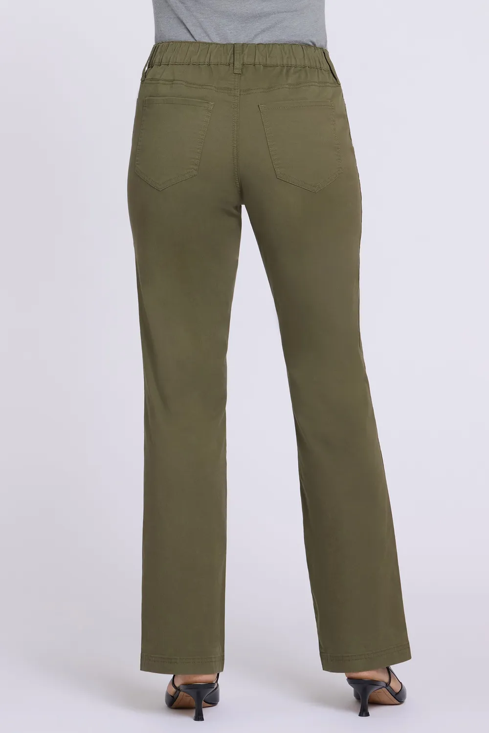 NYDJ Marilyn Straight Hose Bay Leaf Stretch-Twill