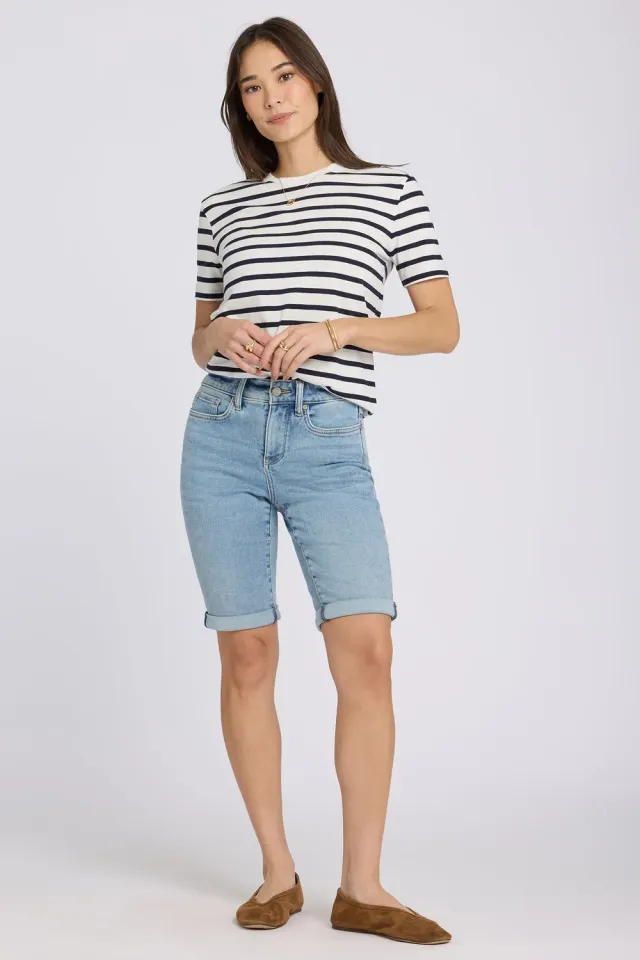 NYDJ Briella Jeansshorts Mist Springs 28 cm