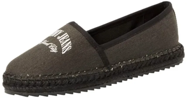 Tommy Jeans Espadrilles Stoffschuhe Schwarz 39