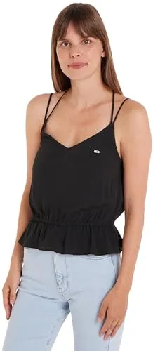 Tommy Jeans Essential Strappy Top V-Ausschnitt