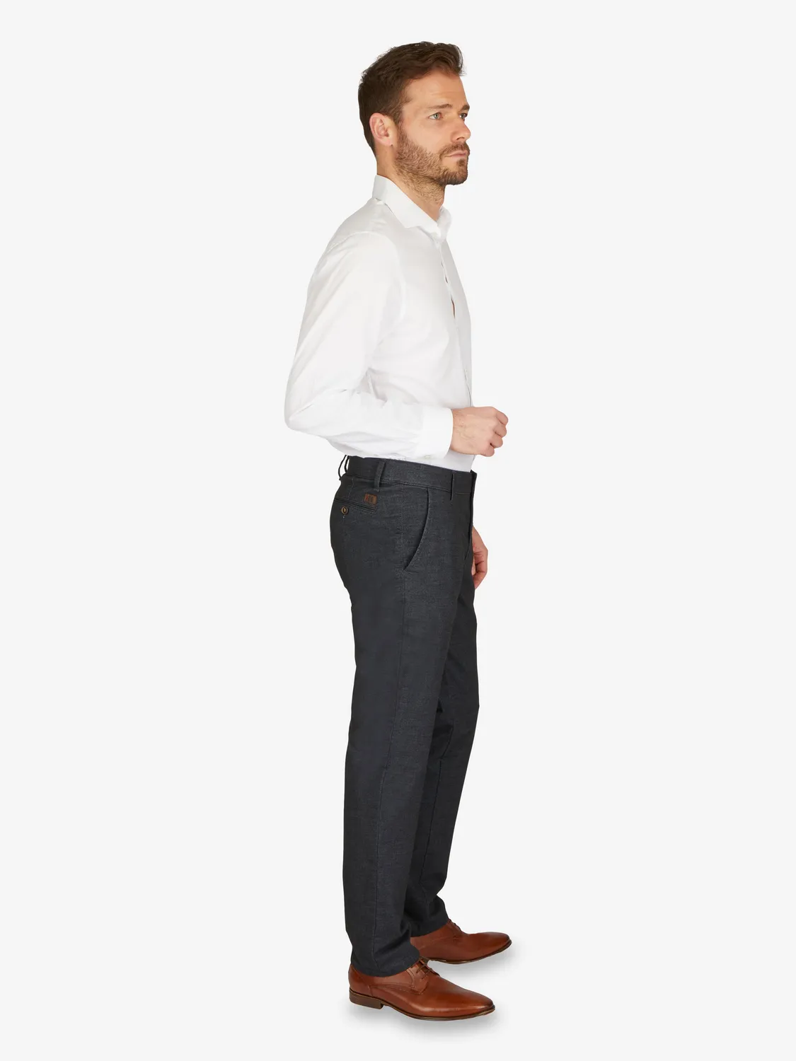 Club of Comfort Garvey 7631 Chino marine melange Woll-Look