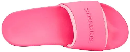 Tommy Jeans TJW Pool Slide Damen Badelatschen 41 Rosa