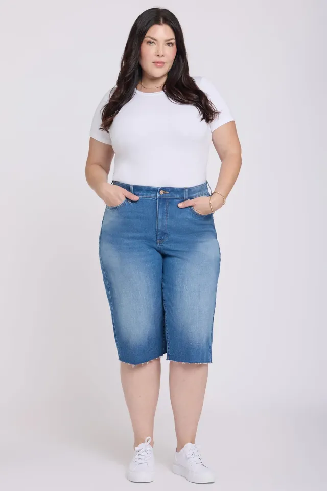 NYDJ Kristie 80s Bermuda Shorts Plus Pacifica Denim