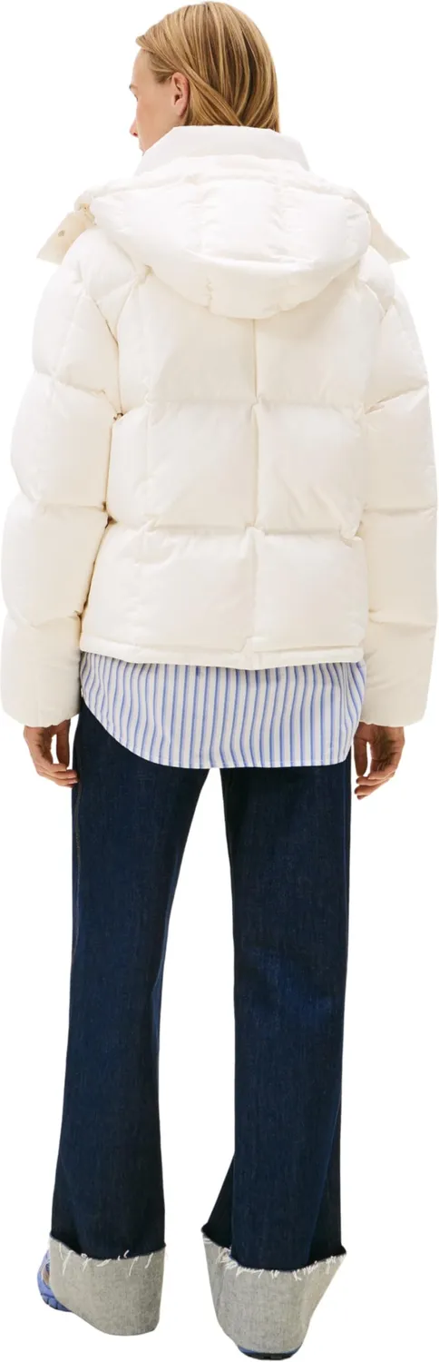 Tommy Jeans Alaska Grid Down Pufferjacke Schwarz M