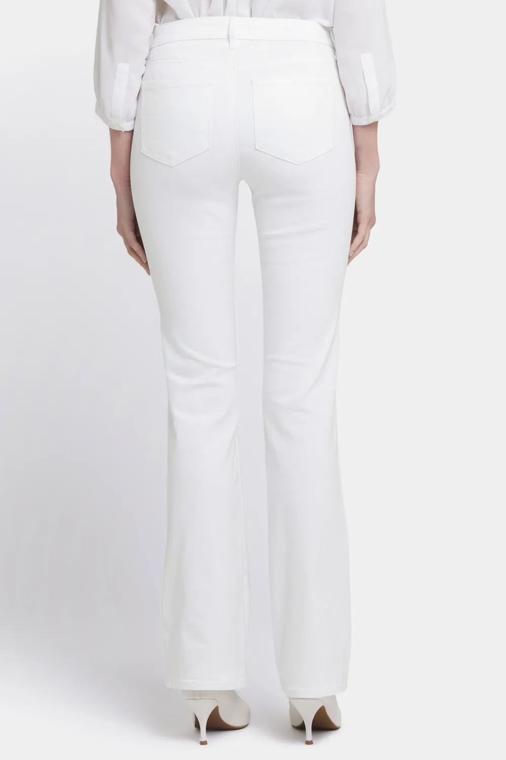 NYDJ Barbara Bootcut Jeans Optic White Weiß