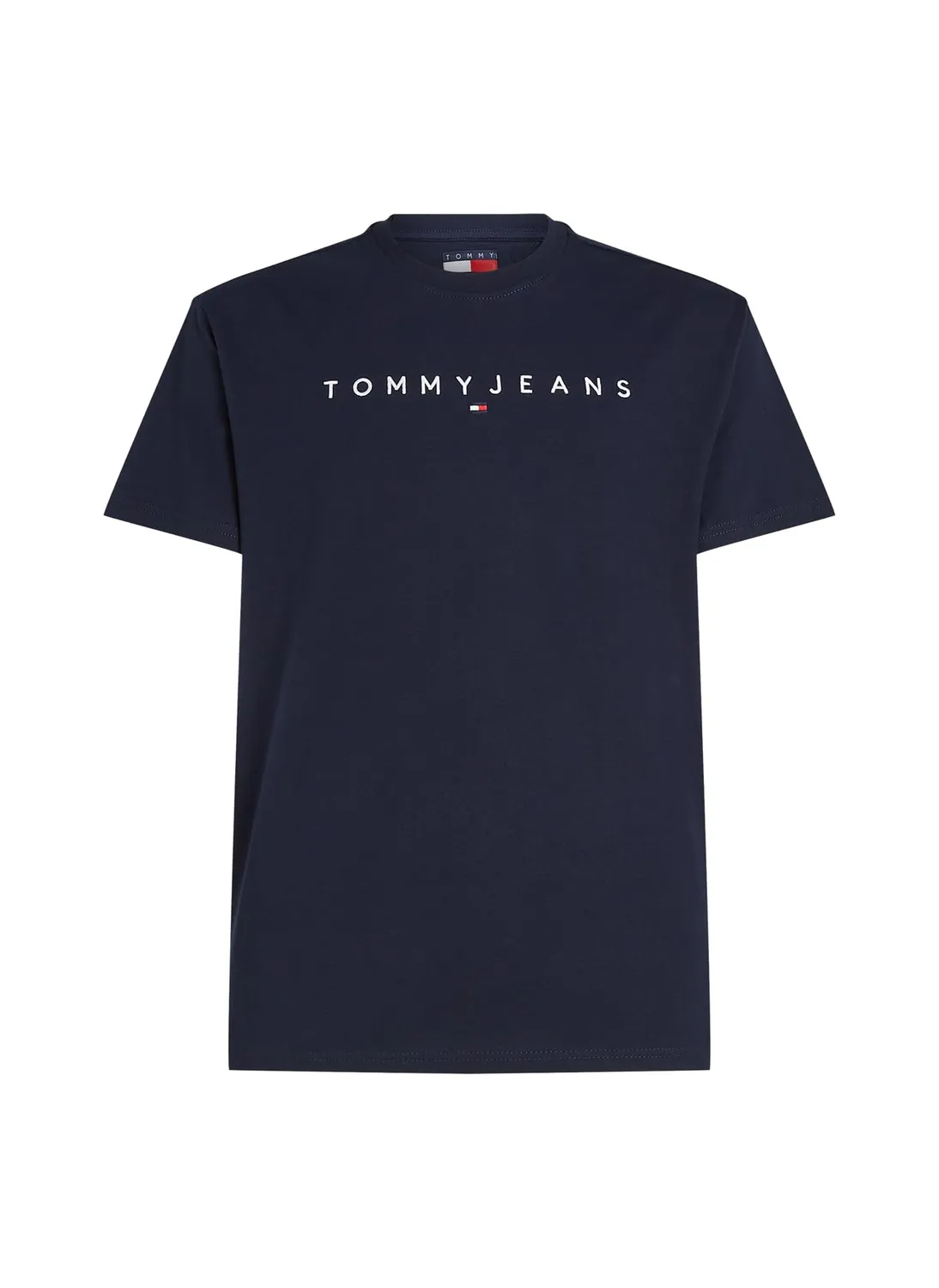Tommy Jeans Reg Linear T-Shirt Herren Dunkelblau