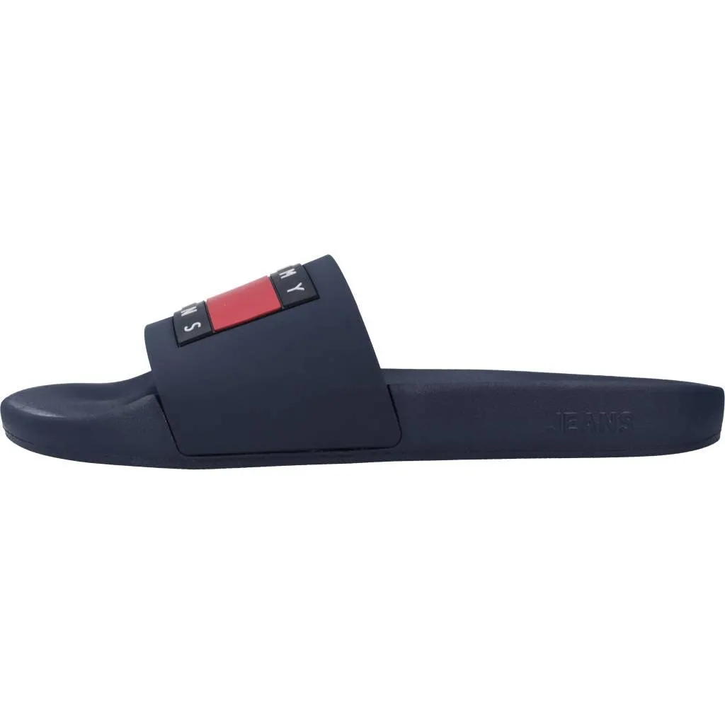 Tommy Jeans Badelatschen Blau Herren 42