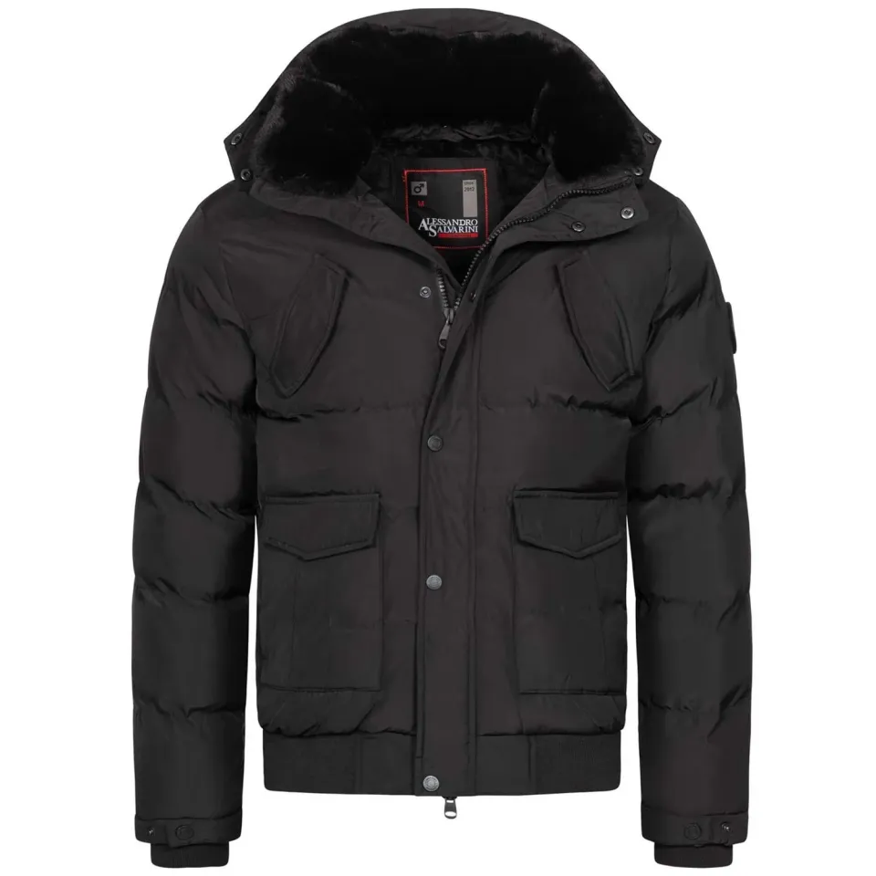 Alessandro Salvarini AS-286 Winterjacke warm gefüttert