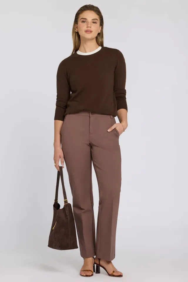 NYDJ Bella Trouser Hose Deep Taupe formend