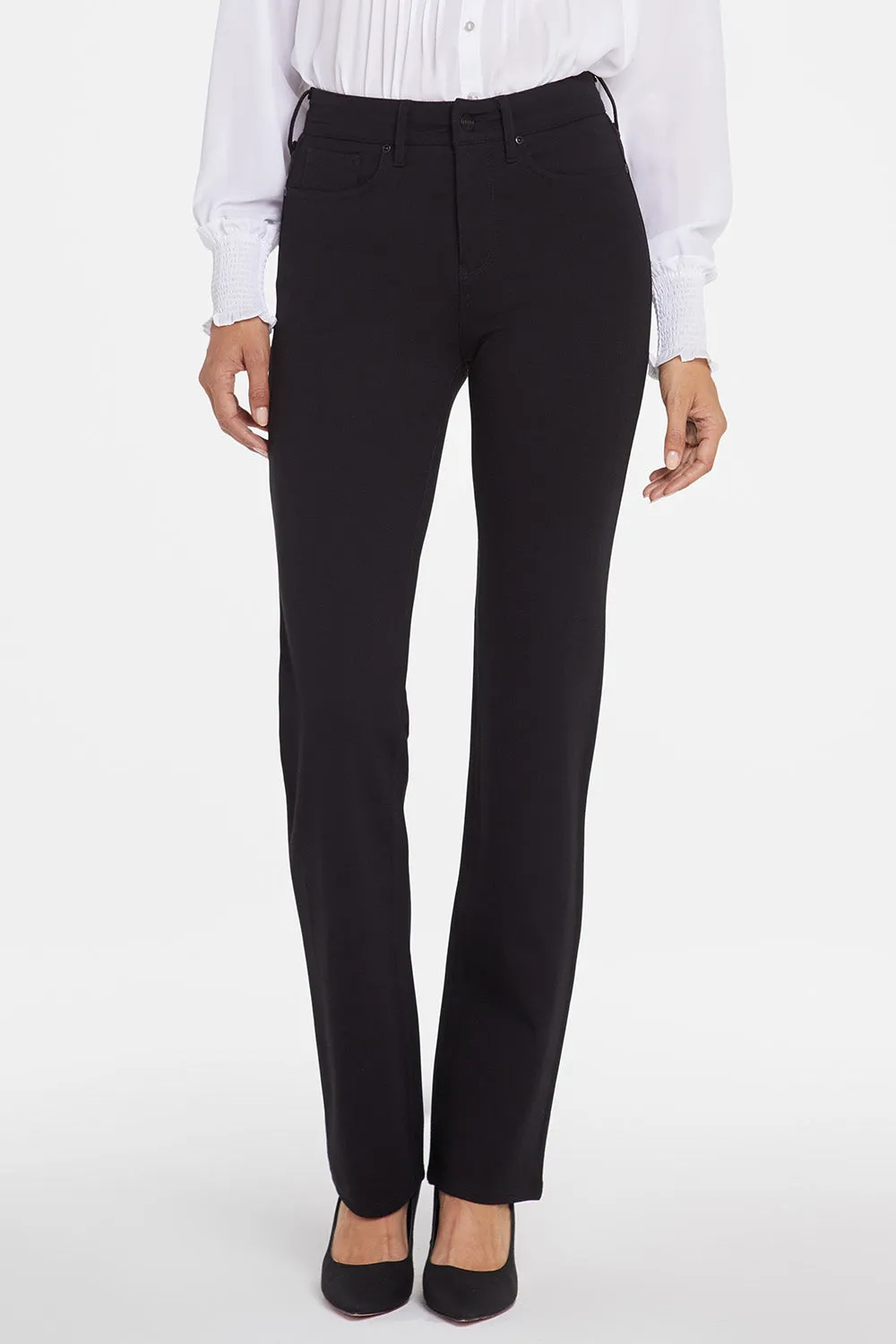 NYDJ Marilyn Straight Hose Schwarz formend