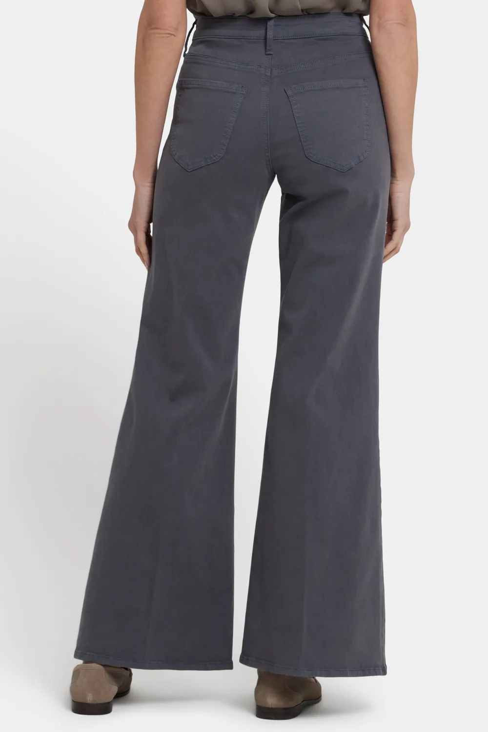 NYDJ Mia Palazzo Jeans Vintage Charcoal Weit