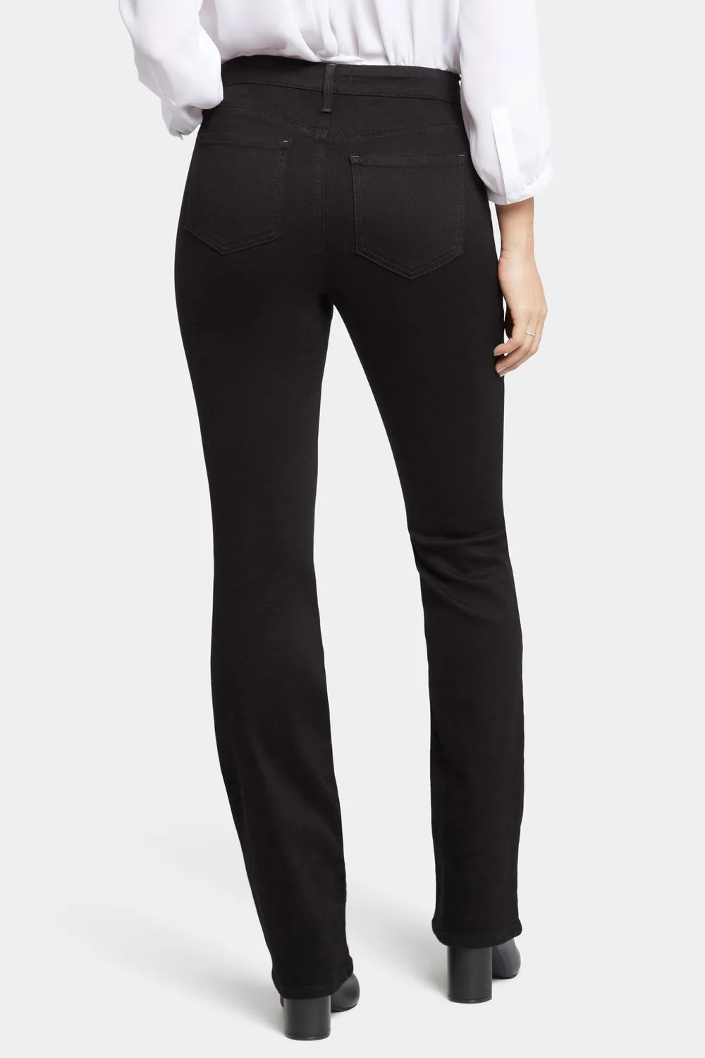 NYDJ Barbara Bootcut Jeans Tall Schwarz lang