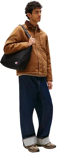 Tommy Jeans Daily Crossbody Groß Umhängetasche Schwarz Herren