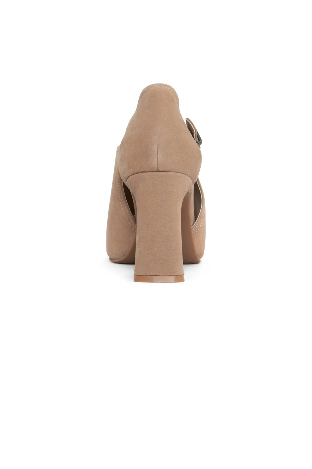 NYDJ Larlie Block Heels Sandalen Taupe