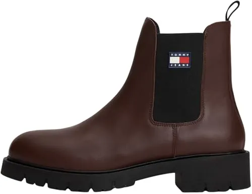 Tommy Jeans Chelsea Leather Boot Stiefel Leder 41 EU