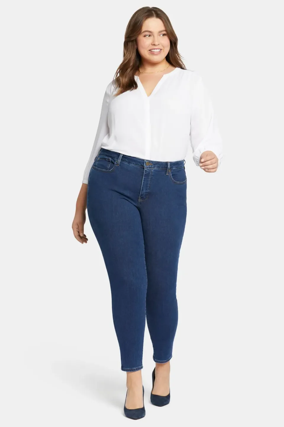 NYDJ Ami Skinny Jeans Quinn Plus Size second skin