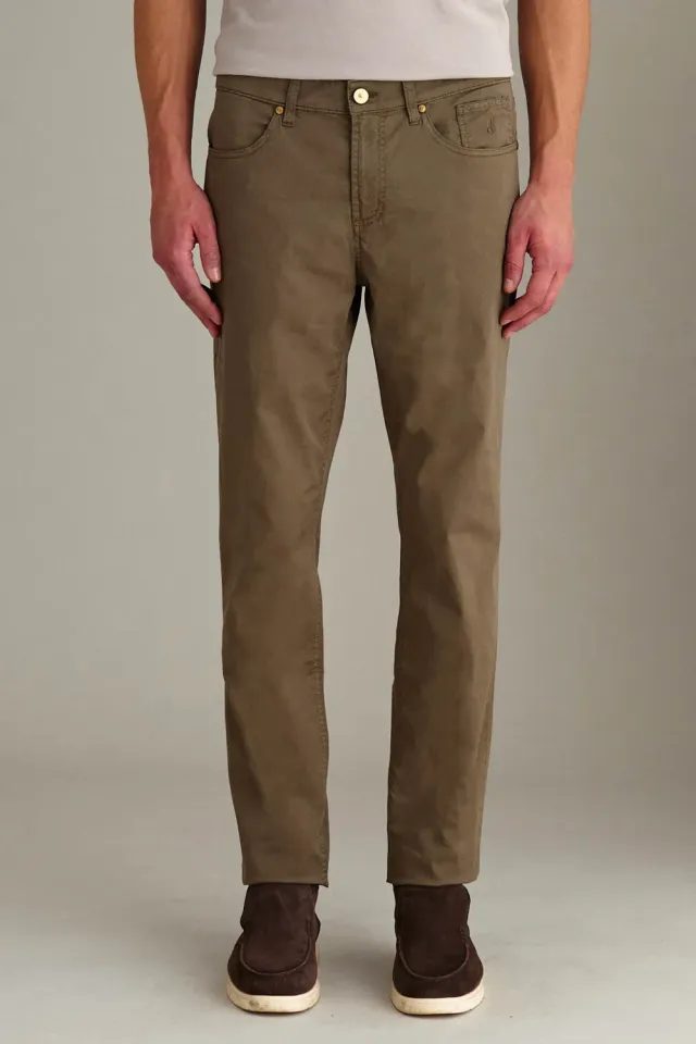 Jeckerson Jordan Slim Fit Herrenhose mittelbraun elastisch