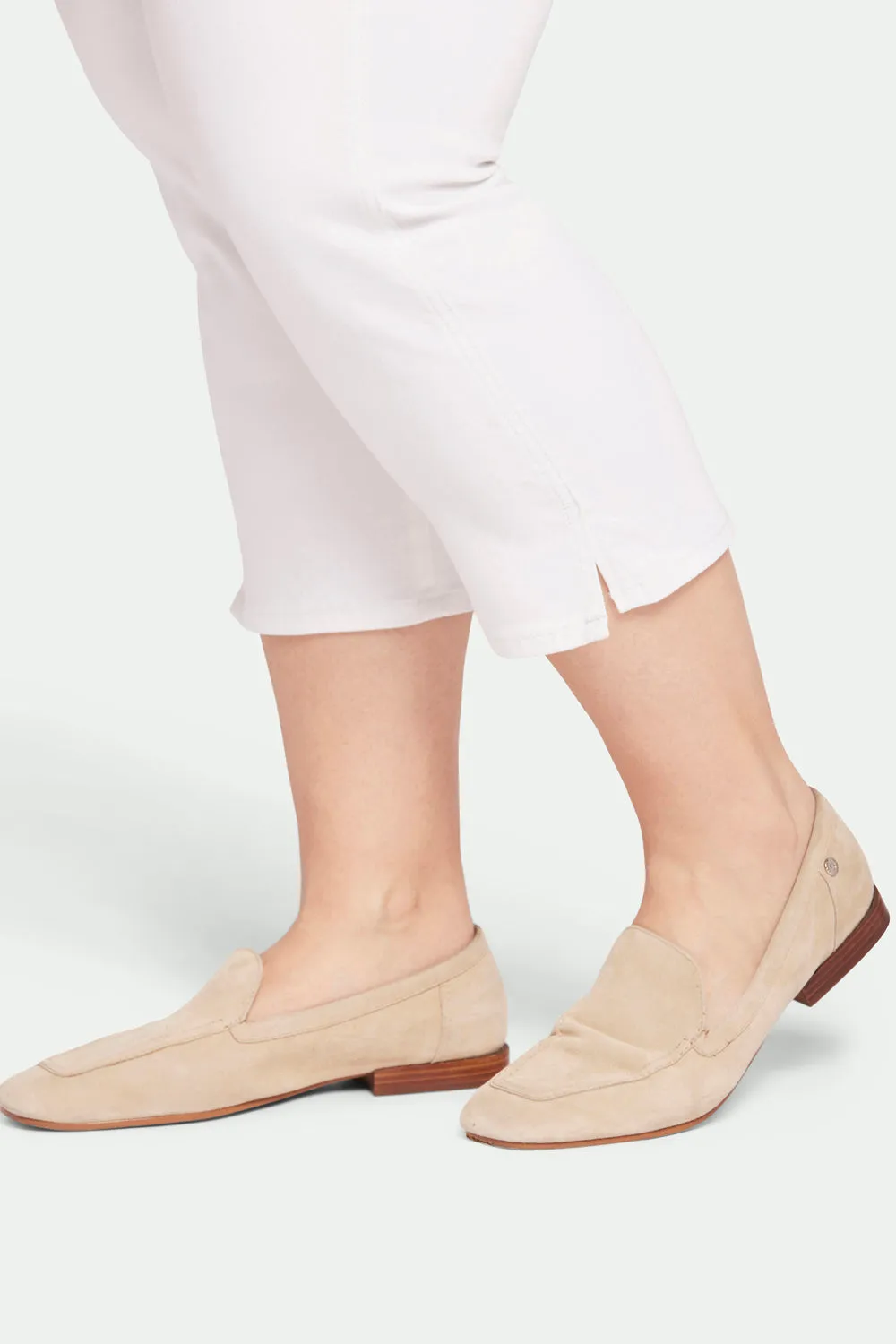 NYDJ Chloe Capri Jeans Optic White verkürzt Plus
