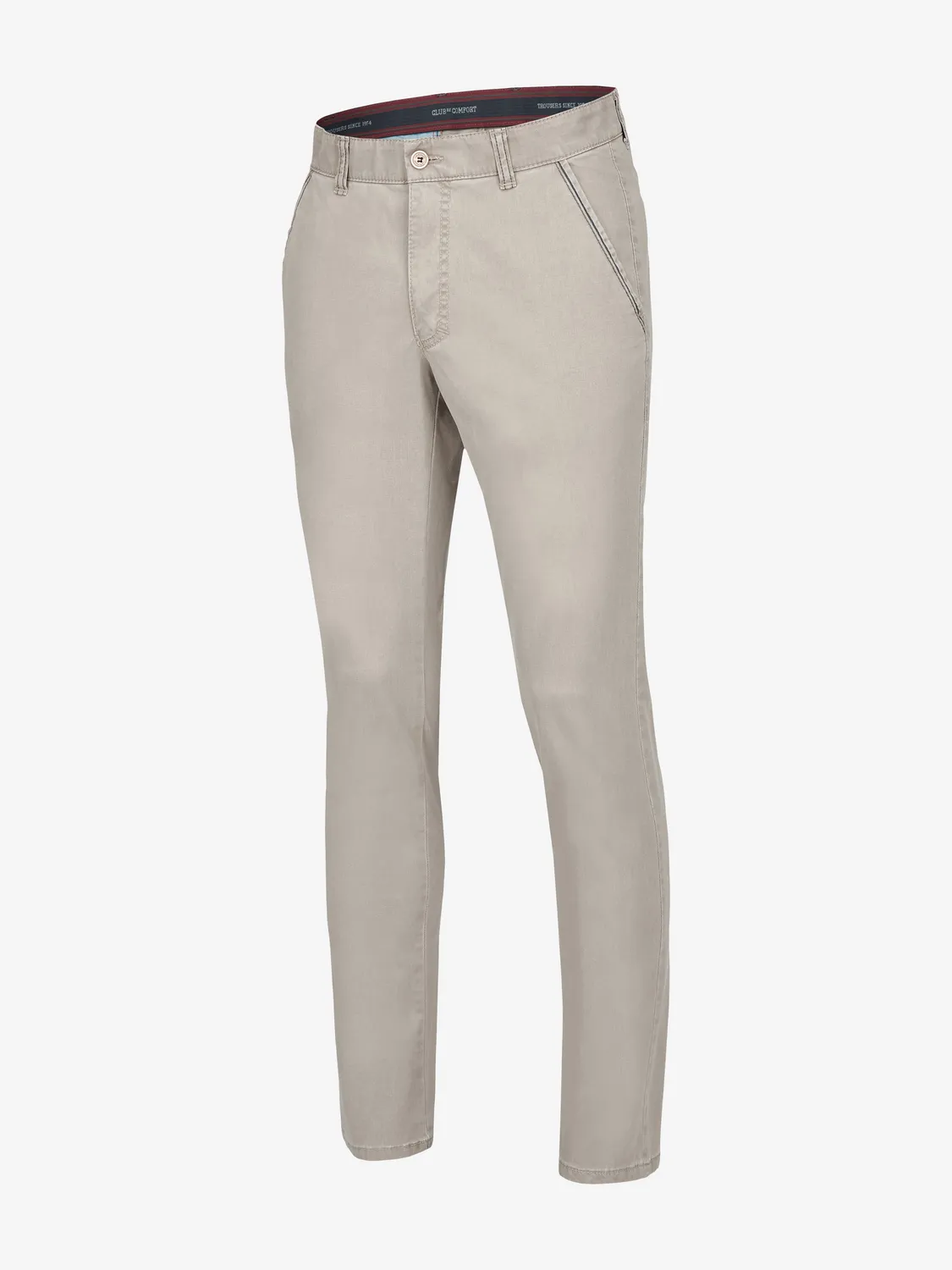 Club of Comfort Garvey 6701 Chino Grau-Beige Stretch