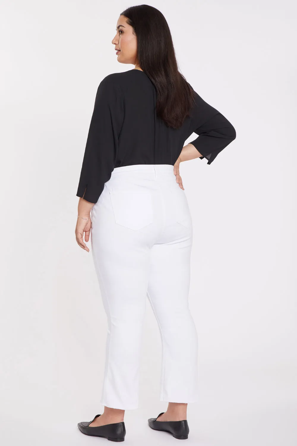NYDJ Slim Bootcut Ankle Jeans Optic White Plus Kühl