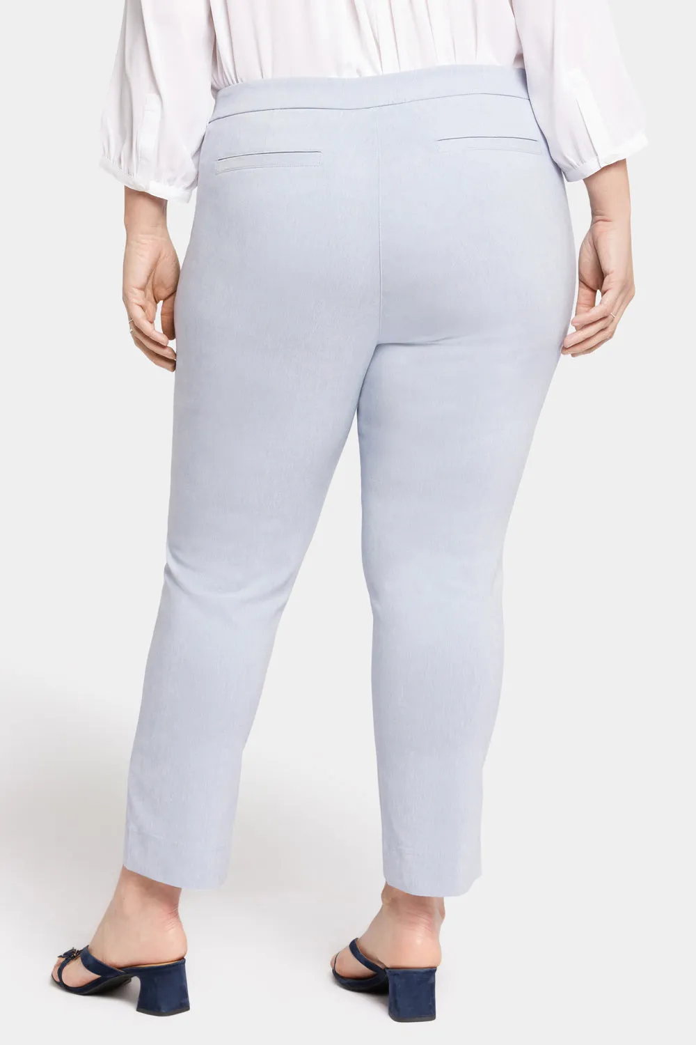NYDJ Slim Trouser Ankle Plus Hose Hellblau schmal
