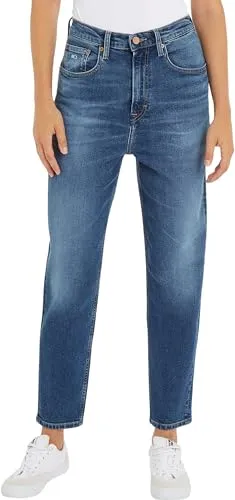 Tommy Jeans Mom Fit Jeans Hose Damen Stretch